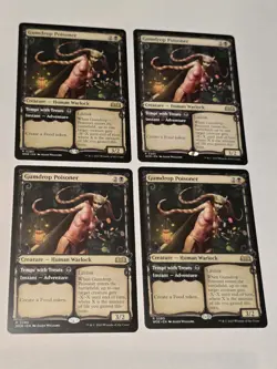 4x Gumdrop Poisoner - Showcase - Wilds of Eldraine - Near Mint - MTG - Image 1