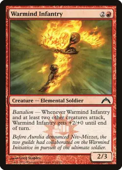 Magic the Gathering MTG Warmind Infantry Gatecrash GTC 111/249 Common NM/M - Image 1
