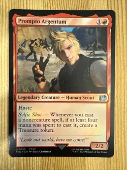 Prompto Argentum Final Fantasy Foil MTG NM - Image 1