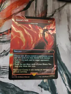 MTG Storm's Will - Jeska's Will RAINBOW FOIL Secret Lair x Marvel 1744 NM - Image 2