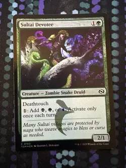 Sultai Devotee FOIL Tarkir: Dragonstorm MTG NM - Image 1