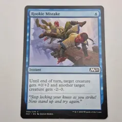 MTG: Rookie Mistake 066/274 - M21 Core Set 2021 Blue Common (2) - Image 1