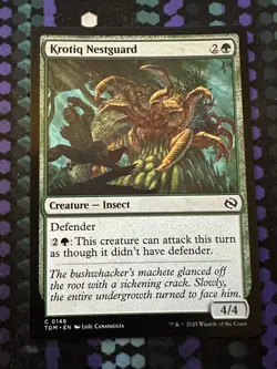 MAGIC THE GATHERING MTG TARKIR DRAGONSTORM KROTIQ NESTGUARD (#1) - Image 1