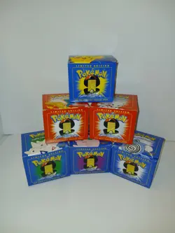 1999 Burger King POKEMON 23k Gold Cards Complete Boxed Set Of 6 w/Charizard - Image 1