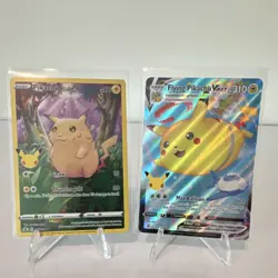 4 Card Lot Pokemon Celebrations Jungle Pikachu Flying Surfing VMAX NM - Image 2