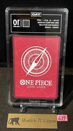 TAG GEM MINT 10[958]Luffy Ichiban Kuji OP13-001 ONE PIECE Card Japan TCG 2026 ④ - Image 2