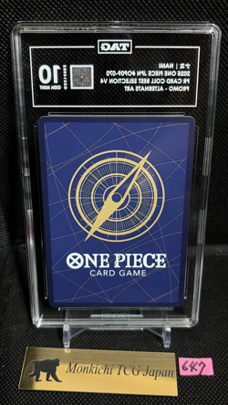 TAG GEM MINT 10 Nami OP09-070 UC Premium Card Vol.4 One Piece JP - Image 2