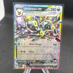 Pokemon Umbreon EX TCG Prismatic Evolutions Double Rare Holo Card 060/131 nm - Image 1