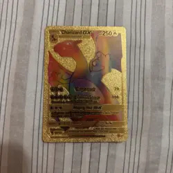 CHARIZARD GX - (Gold Rainbow) - Pokemon Card 150/147 - Image 1