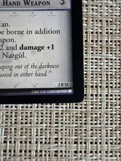 Decipher Lord of the Rings TCG Flaming Brand Rare Card 2R32 - Image 3