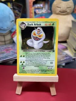 Dark Arbok 2/82 Team Rocket Holo/with a swril🔥 +free bonus card - Image 1