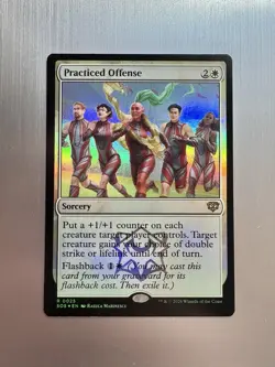 Practiced Offense - 25 - MTG: Secrets of Strixhaven - Rare - FOIL - Image 1