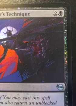 Shredder's Technique 0077 Foil Uncommon Teenage Mutant Ninja Turtles MTG - Image 3