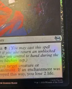 Shredder's Technique 0077 Foil Uncommon Teenage Mutant Ninja Turtles MTG - Image 5