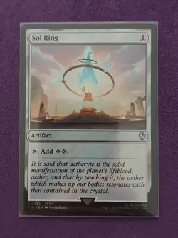 Sol Ring (0359) (Surge Foil) #359 (NM) Final Fantasy FIC Magic MTG - Image 1