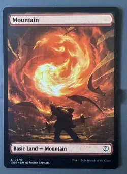 5x Basic Lands Borderless - Secrets of Strixhaven MTG-NM - Image 5