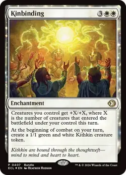 Foil Kinbinding (Promo) [Lorwyn Eclipsed] MTG - Image 1