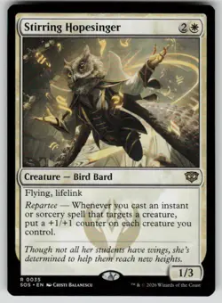 Stirring Hopesinger Rare Secrets of Strixhaven 35 MTG Near Mint 2026 - Image 1