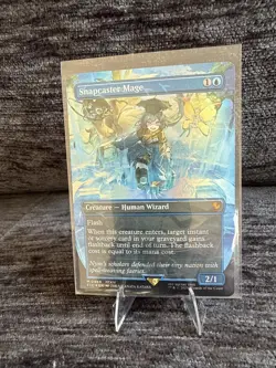 Snapcaster Mage (Borderless) (Chocobo Track Foil) Commander: Final Fantasy Foil - Image 1