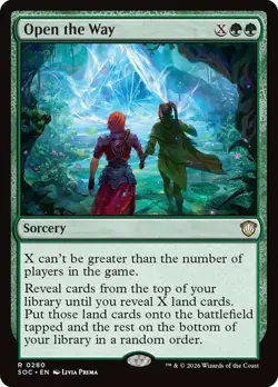 NM Open the Way, MTG, Strixhaven Commander, Magic the Gathering, 280 - Image 1