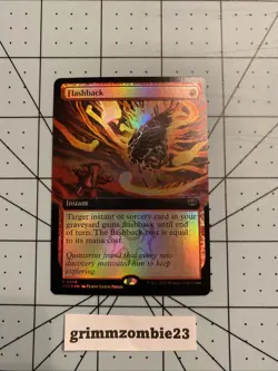 Flashback (Extended Art) Secrets of Strixhaven Foil R 0333! - Image 1
