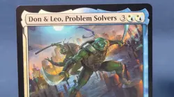 Don and Leo Problem Solvers - Teenage Mutant Ninja Turtles - MtG 🔮 NM - Image 2