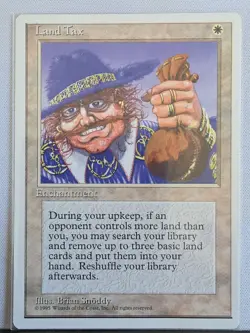 Land Tax MTG Core Set 4th Edition Regular LP, MTG - Image 1