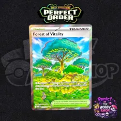Forest of Vitality 109 Full Art Ultra Rare Perfect Order Pokemon Mega Evolution - Image 1