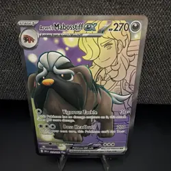Pokemon Arven's Mabosstiff ex Full Art 218/182 DRI Destined Rivals NMPokemon - Image 1
