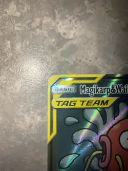 Pokemon Magikarp & Wailord GX TAG TEAM Full Art Holo Ultra Rare 161/181 2019 - Image 5