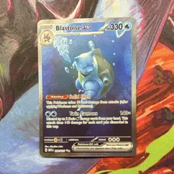 Pokemon Blastoise ex Special Illustration Rare Holo 200/165 Sv151 330 HP - Image 1