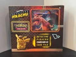 Charizard-GX Detective Pikachu Case File Pokemon TCG New Sealed Box SM195 Promo - Image 1