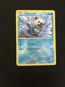 Oshawott 39/149 Boundaries Crossed Reverse Holo Pokemon TCG - LP - Image 1