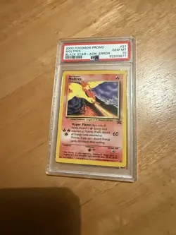 2000 Pokemon TCG Moltres #21 Black Star Promo PSA 10 | Aoki Error | Vintage - Image 1