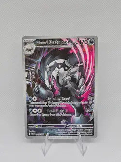 Galarian Obstagoon Pokemon Ascended Heroes #245/217 Illustration Rare English NM - Image 1