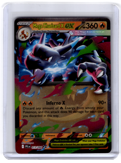 Pokemon Mega Charizard X EX Full Art Holo Me02 013/094 360 HP Double Rare - Image 1
