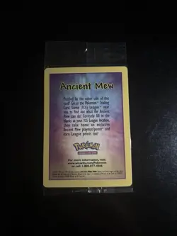 Factory Sealed Pokemon Ancient Mew Promo Foil English - Image 2