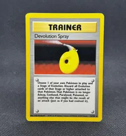Devolution Spray 72/102 Rare Base Set Unlimited Pokemon Moderately Played - Image 1