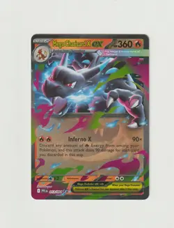 Mega Charizard X ex 013/094 Holo Double Rare Phantasmal Flames NM Pokemon - Image 1