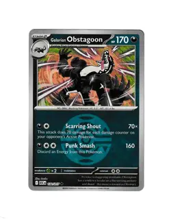 Galarian Obstagoon (Dusk Ball) 132/217 Reverse Holo ME: Ascended Heroes - Image 1