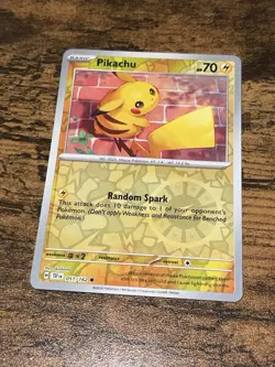 Pikachu 051/162 - Reverse Holo - Pokemon - Temporal Forces - NM - Image 1