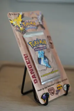 Pokemon Fossil Booster Blister Pack Lapras Artwork 1999 WOTC Factory Sealed - Image 5