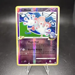 Pokemon TCG Mr. Mime 28/111 Reverse Holo Rare — Rising Rivals 2009 LP -c - Image 1