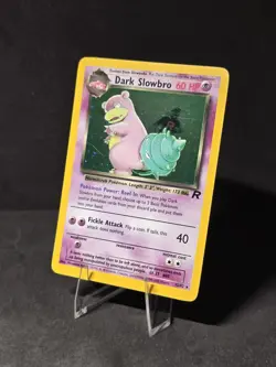 Pokemon Dark Slowbro TCG 12/82 Holographic Rare Team Rocket English - Image 2