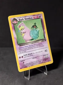 Pokemon Dark Slowbro TCG 12/82 Holographic Rare Team Rocket English - Image 3