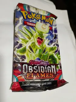 Pokemon TCG: Scarlet and Violet Obsidian Flames x1 Booster Pack Sealed (New) - Image 1
