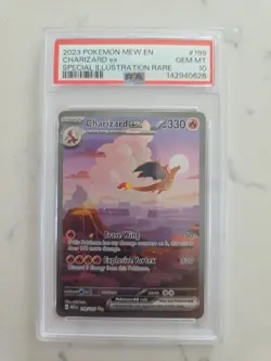 2023 Pokemon EN-Mew 151 Charizard EX 199/165 SIR GEM MINT PSA 10 - Image 1
