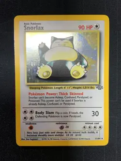 Pokemon Snorlax 11/64 - Jungle Unlimited Holofoil LP - Image 1