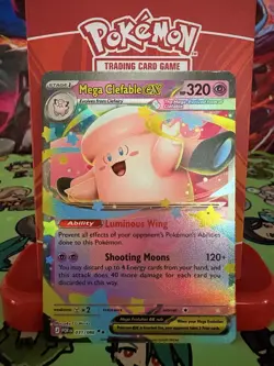 Pokemon Mega Clefable EX 031/088 Perfect Order Double Rare Holo NM - Image 1