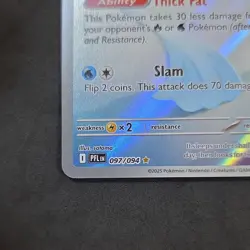 Pokemon Dewgong 097/094 Me02: Phantasmal Flames Rare Holo Stage 1 HP 130 - Image 3